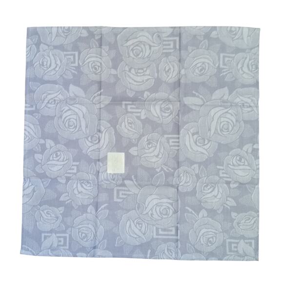 Jacquard Francais Primrose Bordier Lavender Dinner Napkins Roses Set of Four NWT - Picture 11 of 16